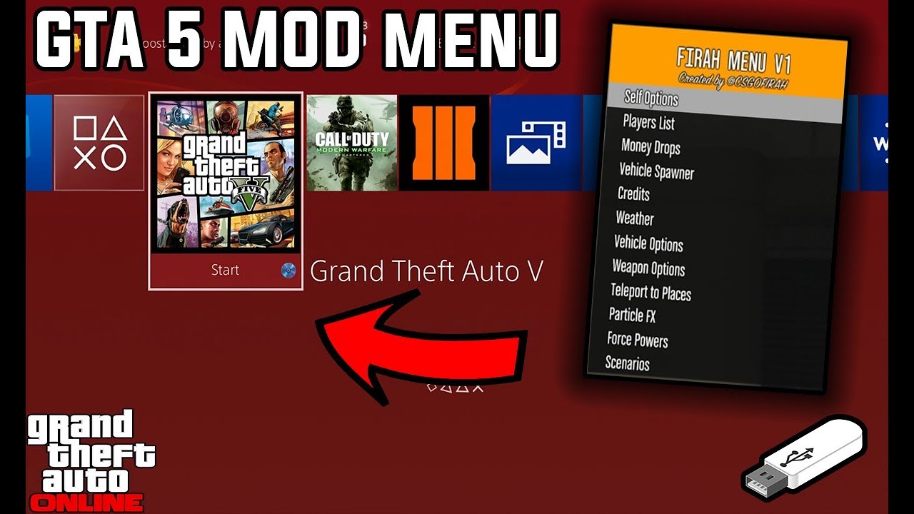 gta 5 mods for ps4 usb